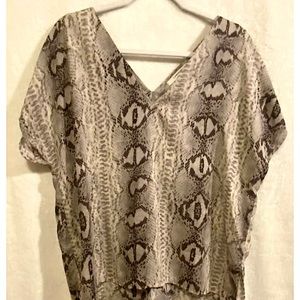 Snakeskin Top